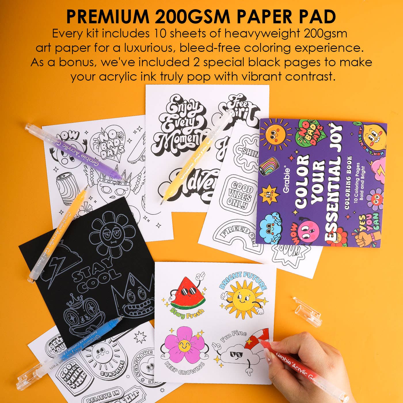 Bold & Bright Coloring Kit - Tropics Color