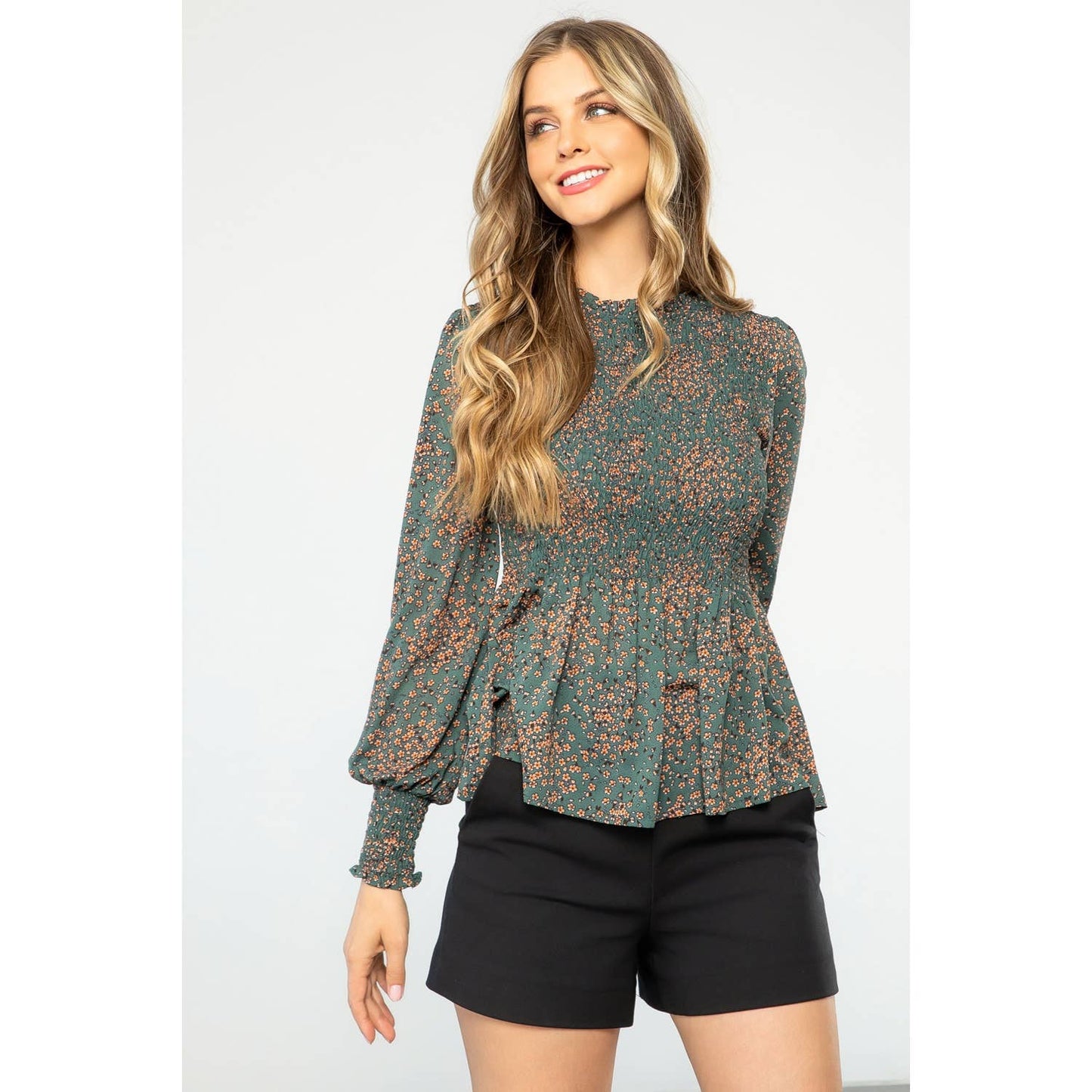 Flower Print Blouse