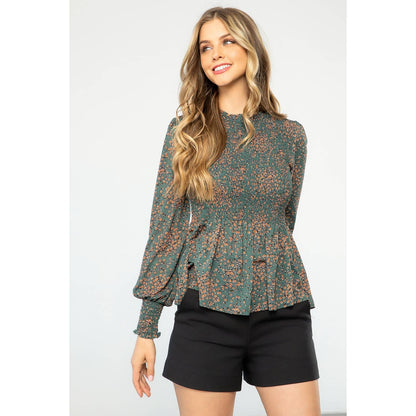 Flower Print Blouse