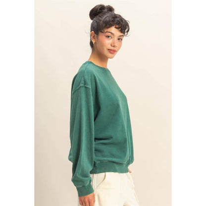Oversized Mineral Washed Crew