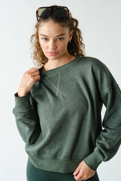 Burned Out Crewneck Sweater