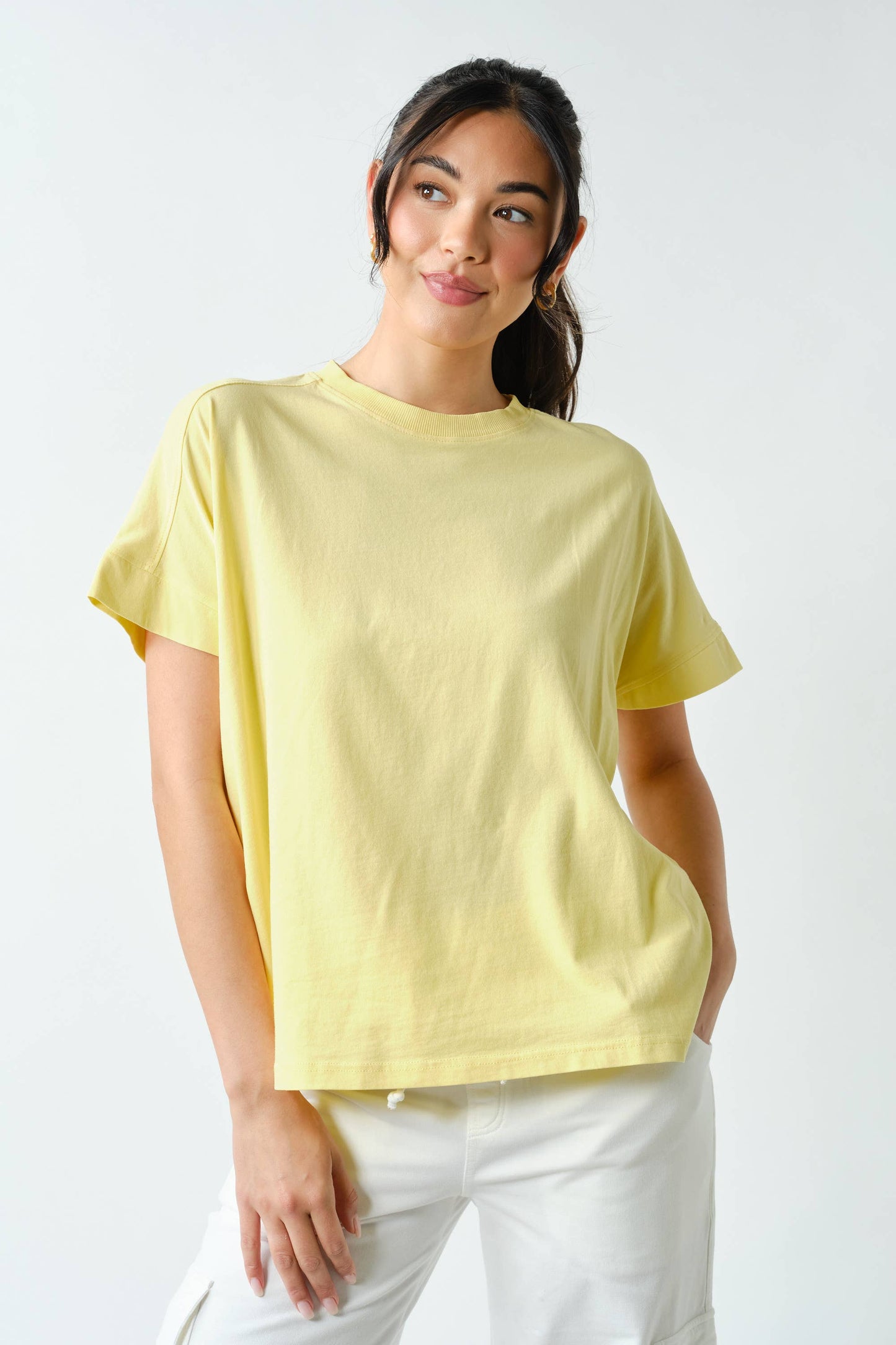 Pima Cotton SunFade Drape Tee