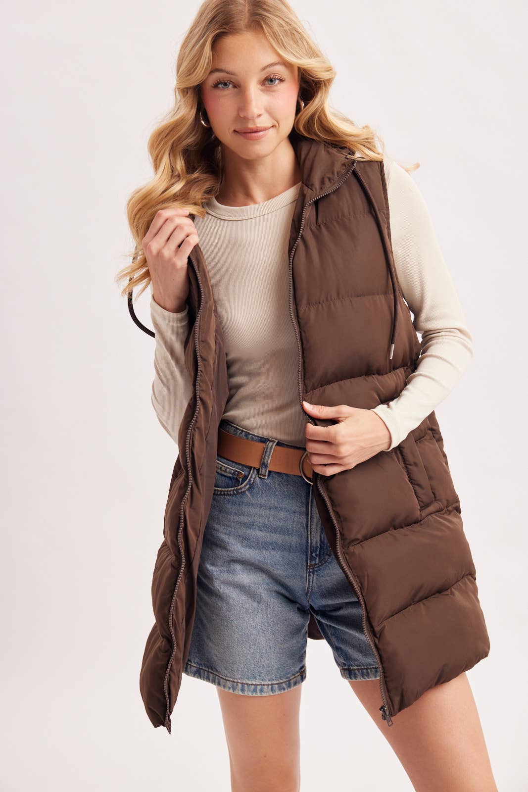 Hooded Puffer Vest