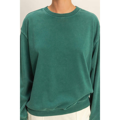 Oversized Mineral Washed Crew