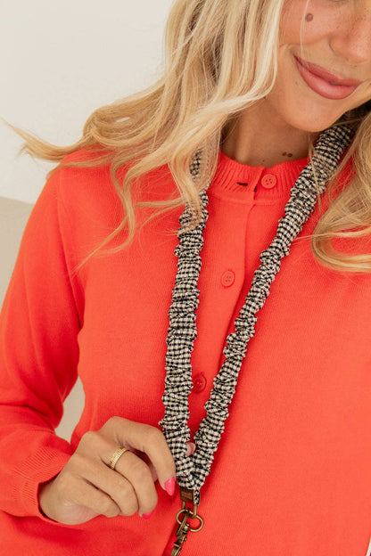 Pepper Gingham Lanyard