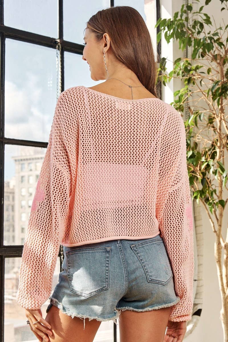 Floral Sweater Top