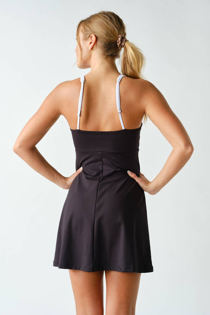 Sculpted Cutout Exercise Dress