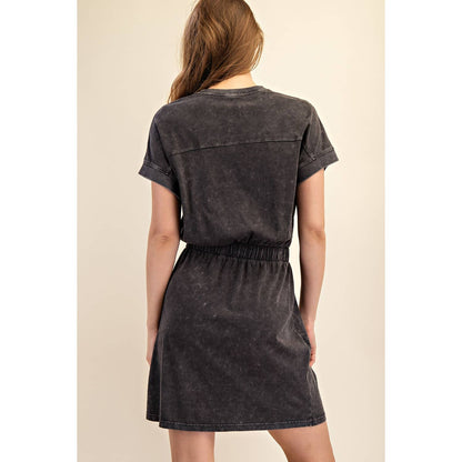 Mineral Washed Dress