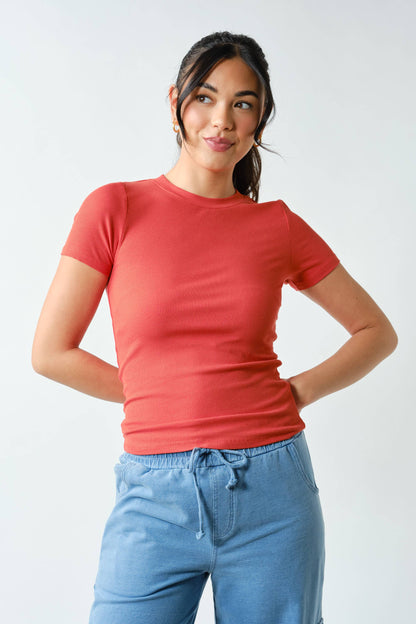 Ribbed Athleisure Top