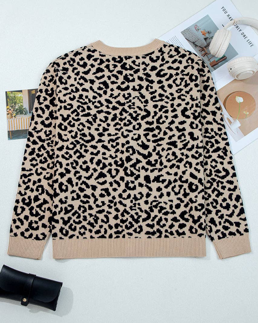 Leopard Cardi