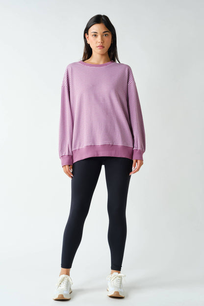Coastal Striped Crewneck