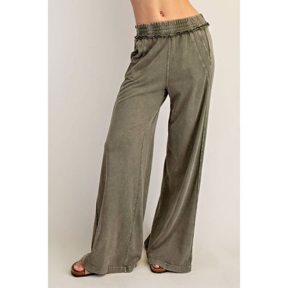 Mineral Washed Wide Leg