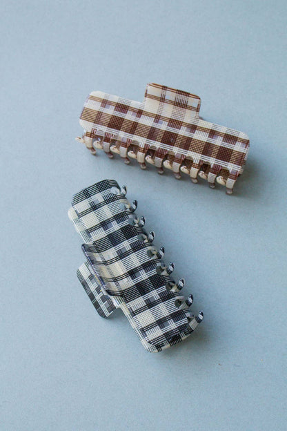 The Gingham Edit Claw Clip