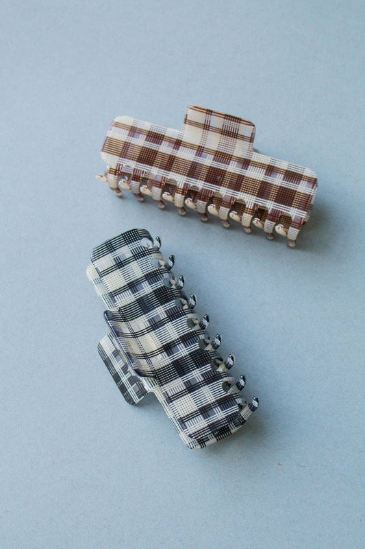 The Gingham Edit Claw Clip