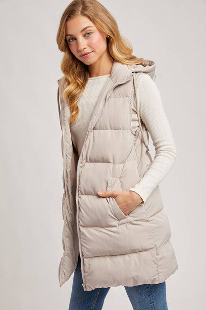 Hooded Puffer Vest