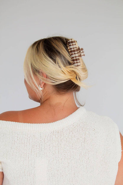 The Gingham Edit Claw Clip