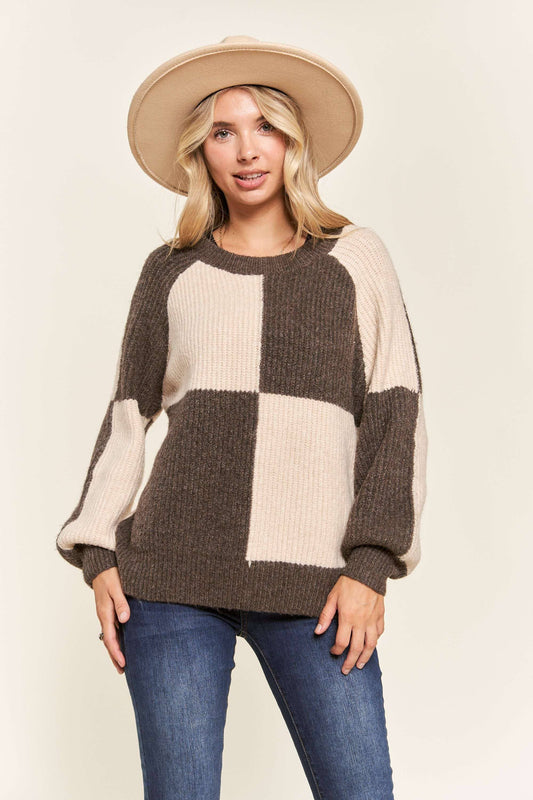 Color Block Sweater