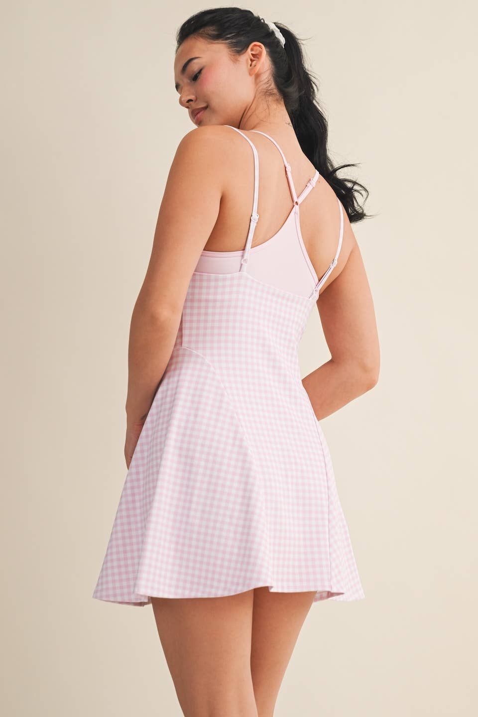 Gingham Print Dress