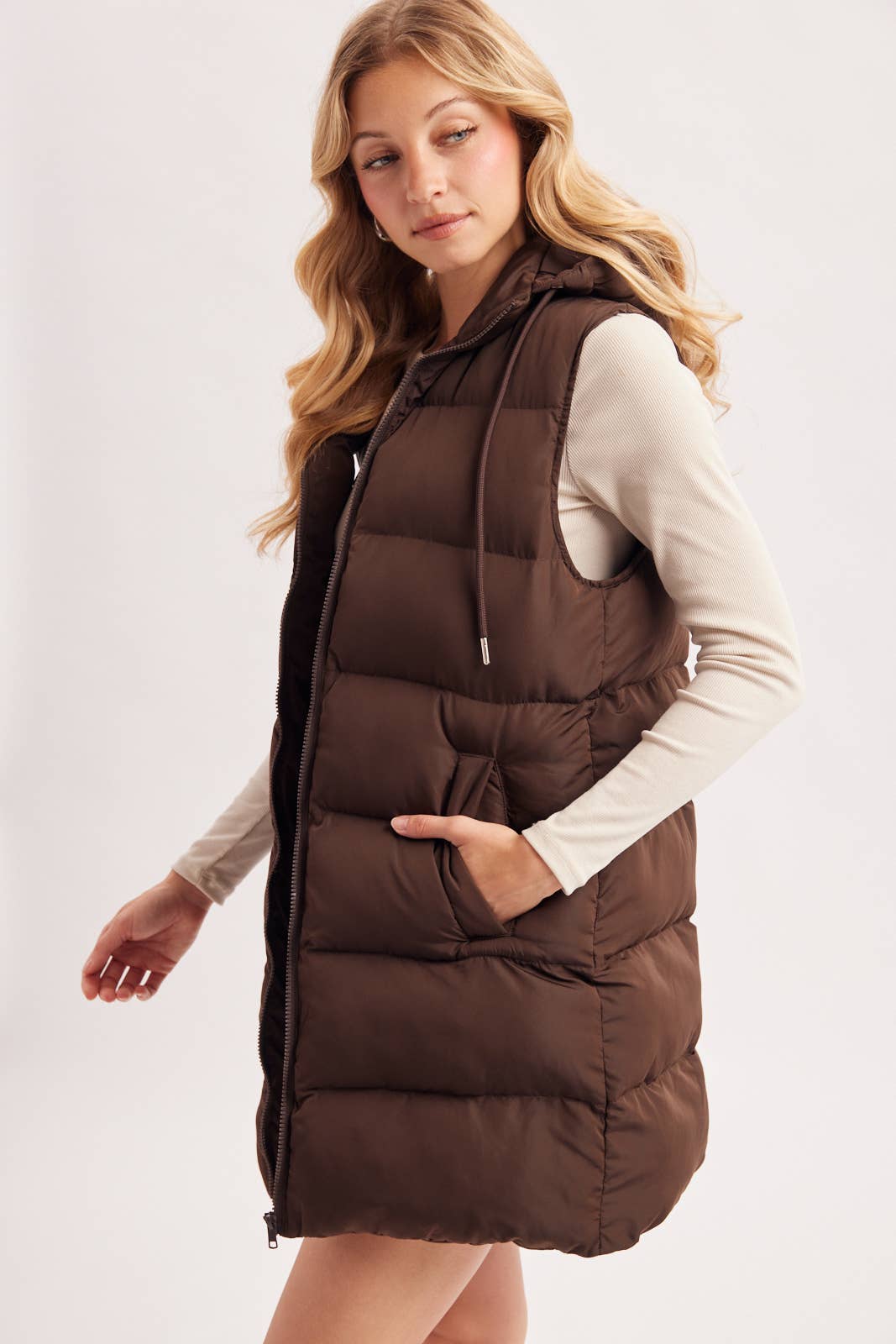 Hooded Puffer Vest