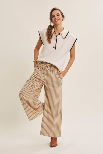 Wide Leg Corduroy Pants