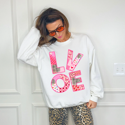 Patchwork Love Crew