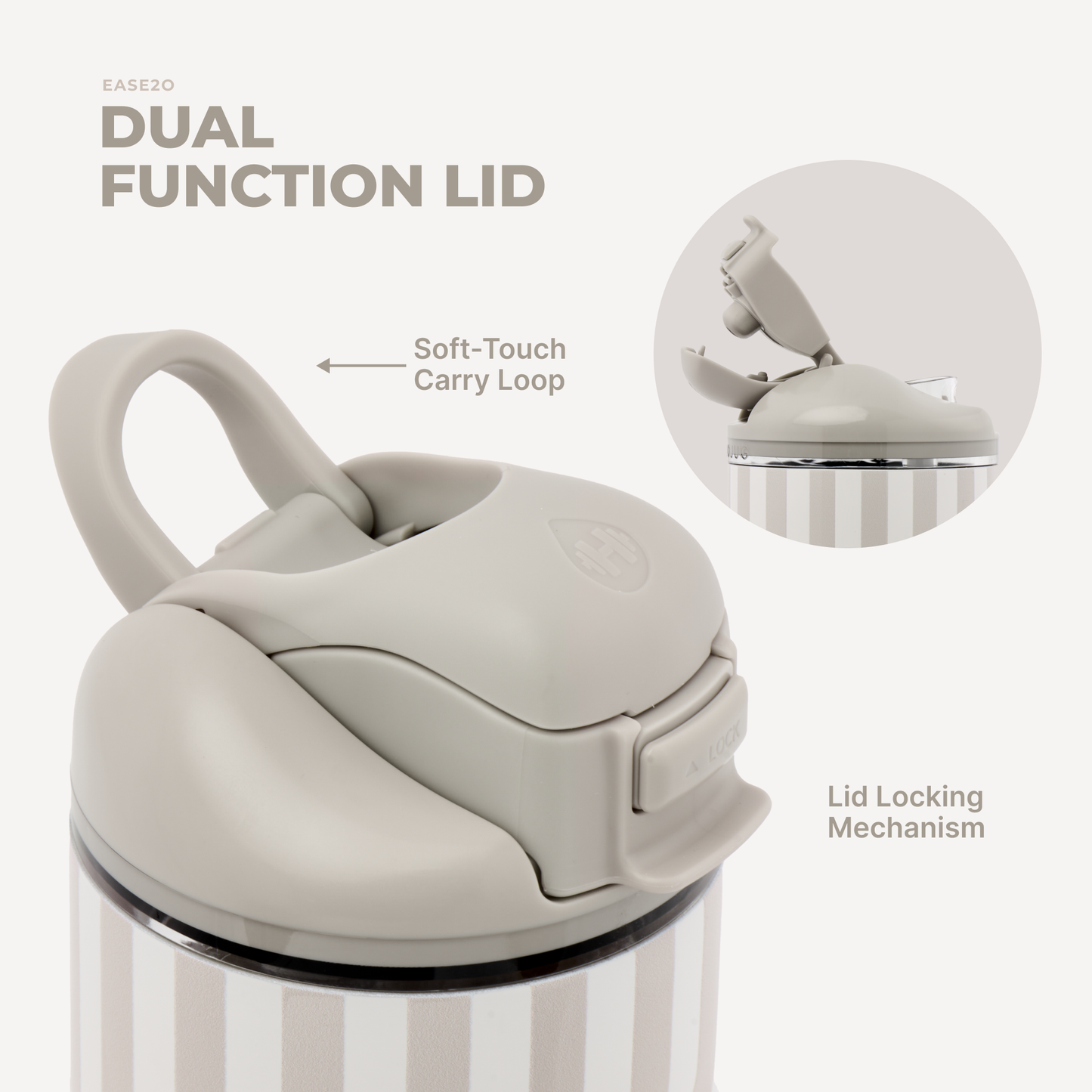 Latte HydroJug 32 oz Ease2o
