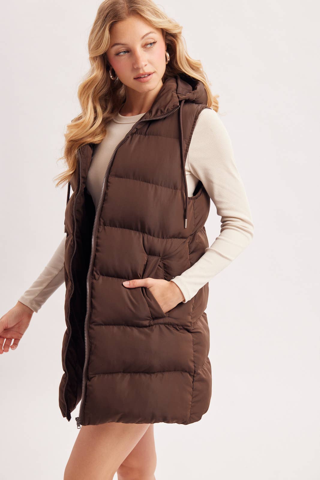 Hooded Puffer Vest