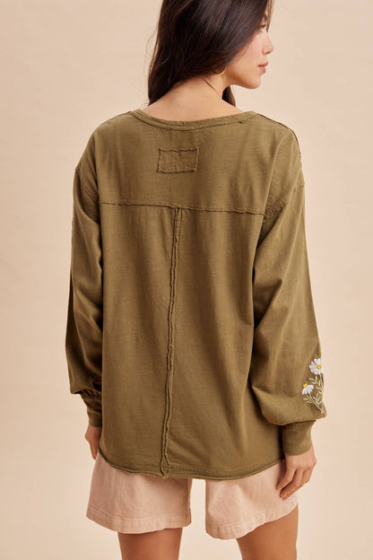 Embroidered Long Sleeve