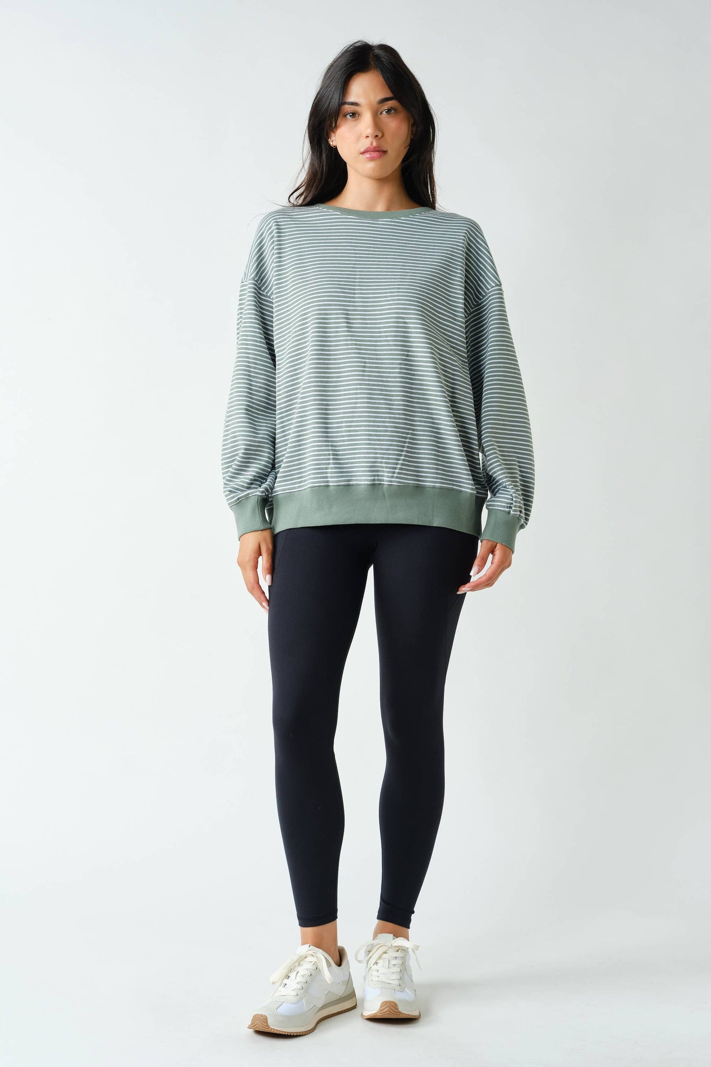 Coastal Striped Crewneck