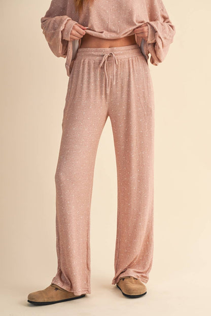 Polka Dot Wide Leg Pants