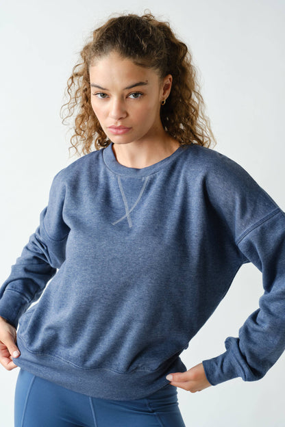 Burned Out Crewneck Sweater