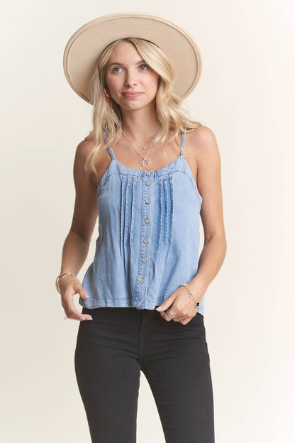Pin Tuck Tank
