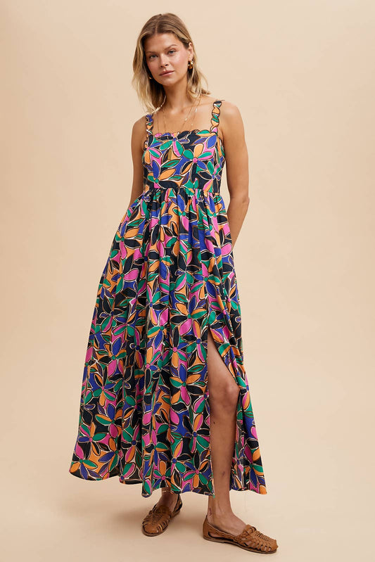 Bold Print Maxi Dress