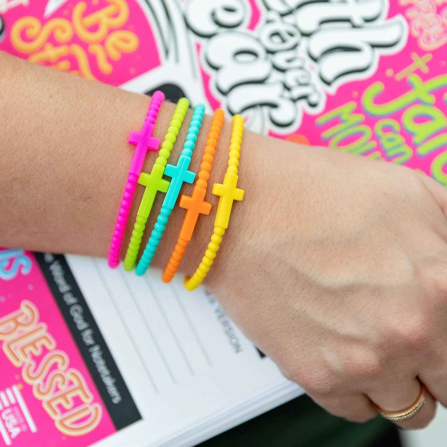 Jesus Bracelets (silicone cross bracelets)