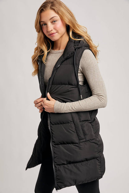 Hooded Puffer Vest