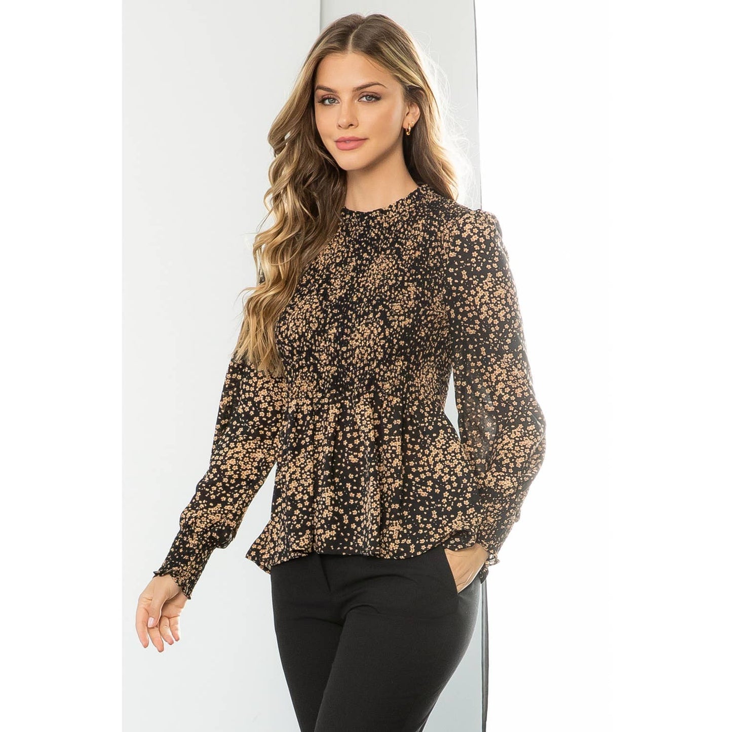 Flower Print Blouse
