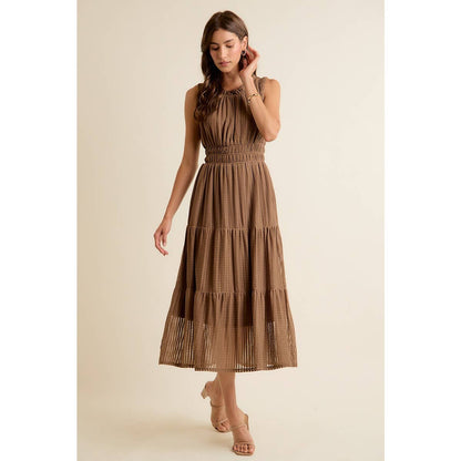 Smock Waist Midi Dress