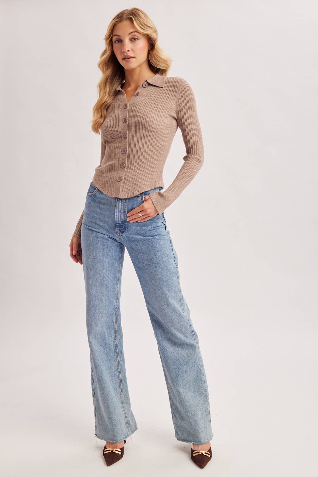 Button Down Polo