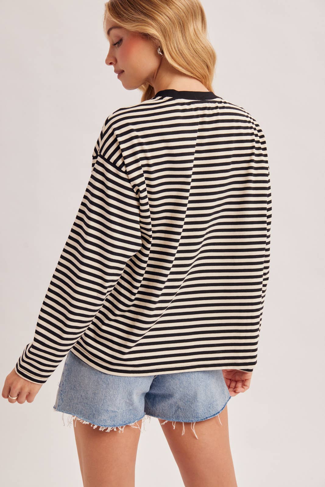 Oversized Stripe Pullover