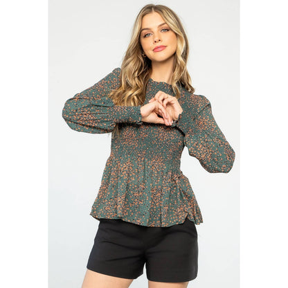 Flower Print Blouse