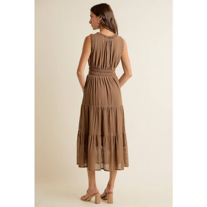 Smock Waist Midi Dress