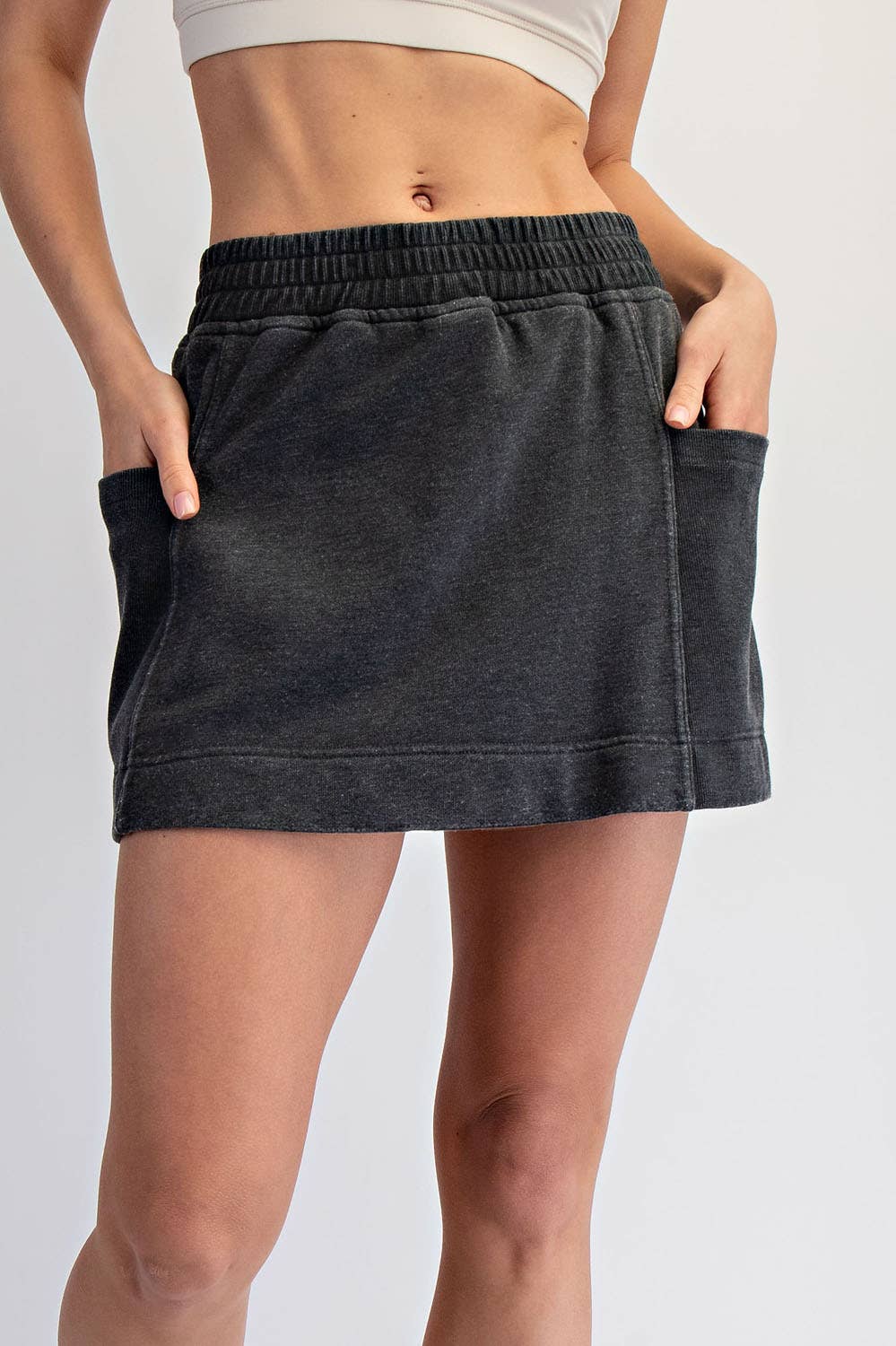 Mineral Washed Skort