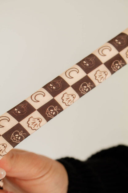 Witches Checkerboard Lanyard