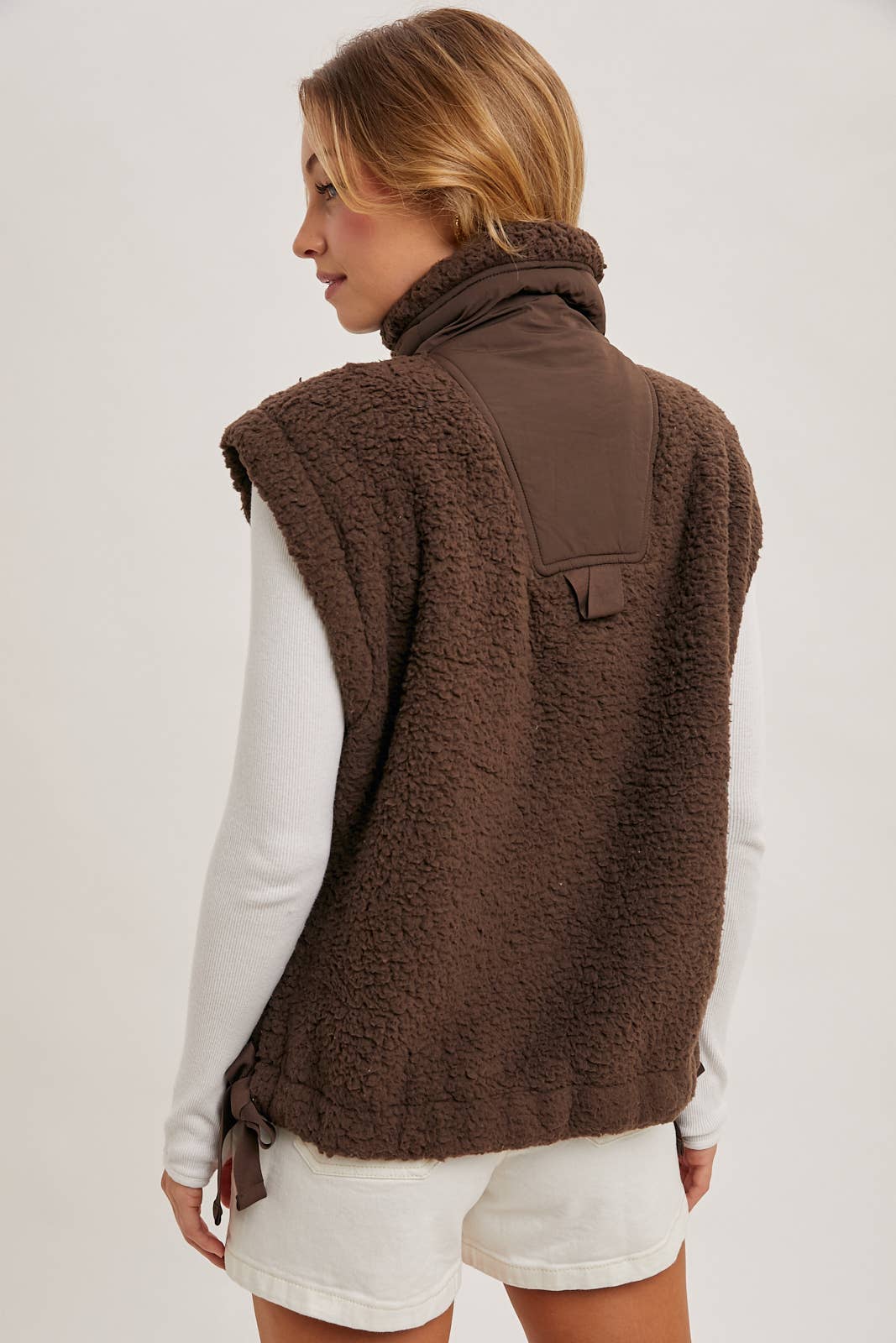 Sherpa Button Down Vest