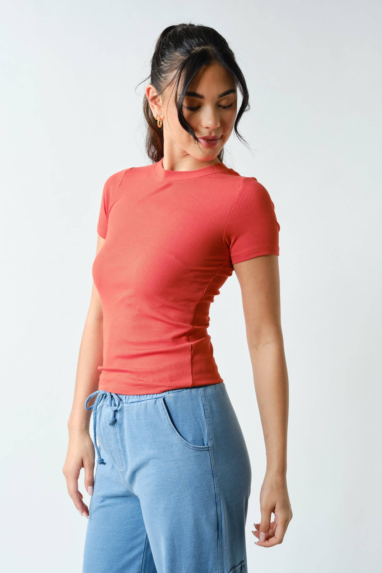 Ribbed Athleisure Top