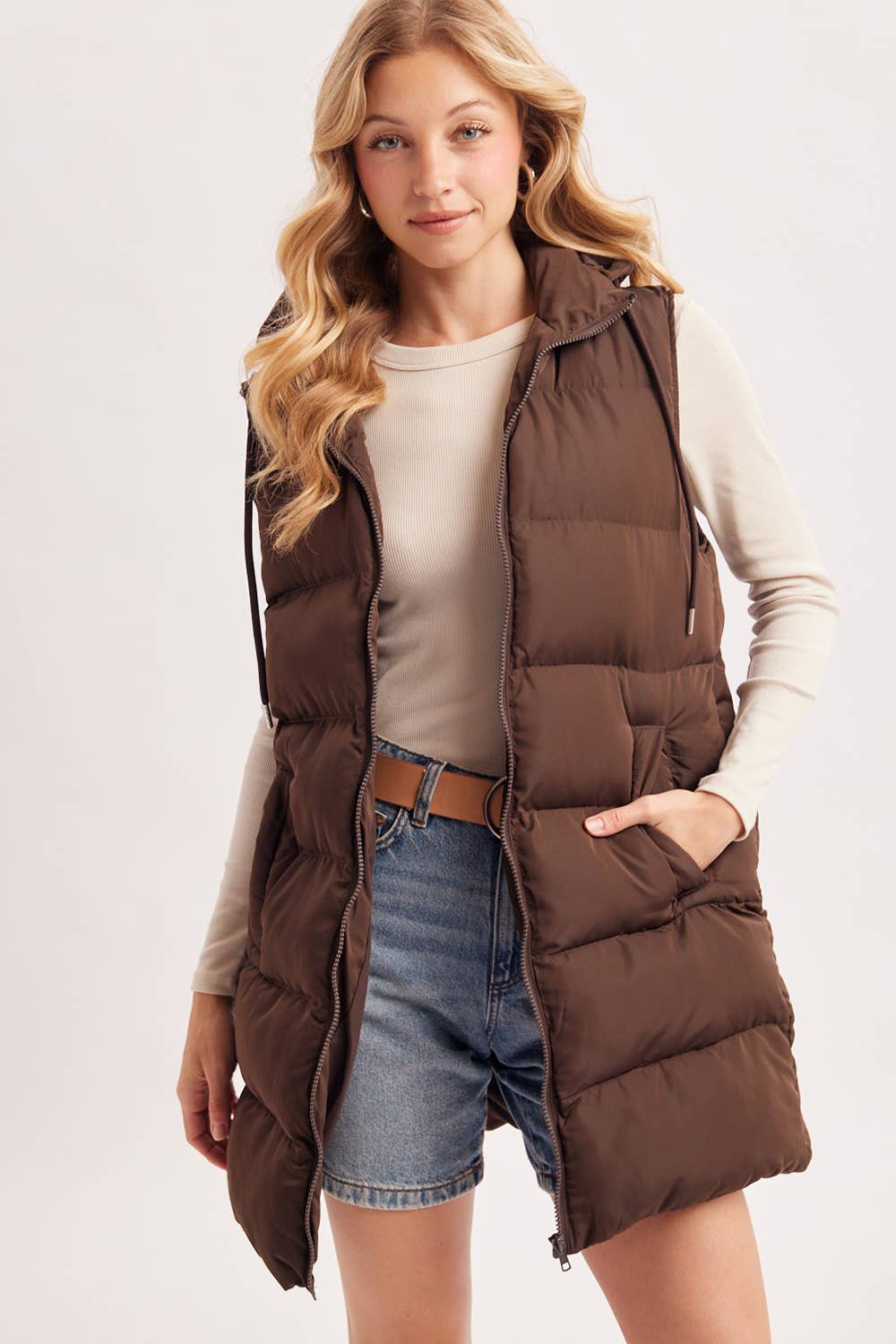 Hooded Puffer Vest