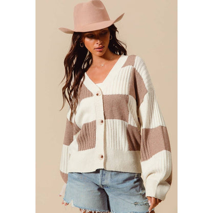 Checkered Cardi