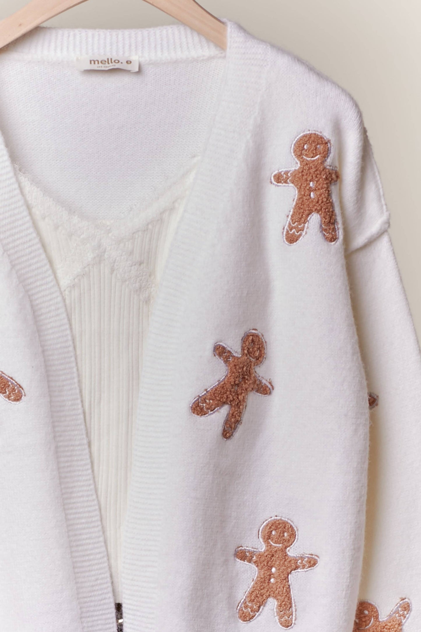 Gingerbread Man Cardigan