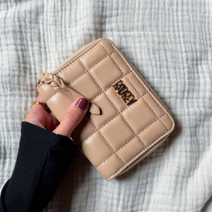 LUX Card Wallet in Almond