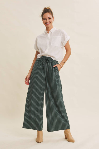 Wide Leg Corduroy Pants